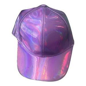 Holographic Purple adult  Cap